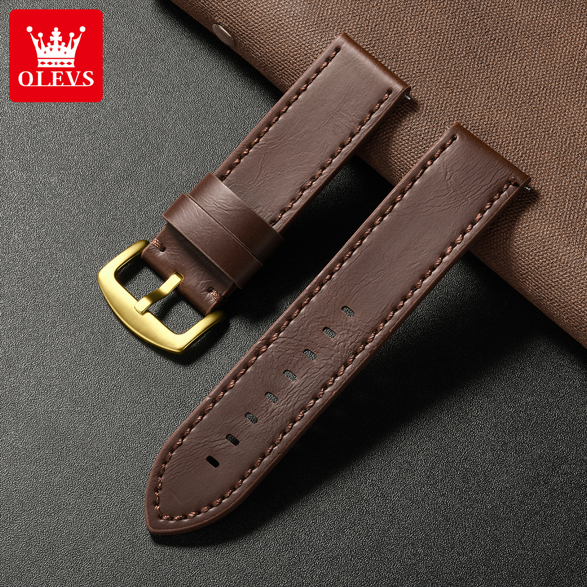 OLEVS brand mens watches water - Luxury Watch Leather Strap 리뷰 및 가격