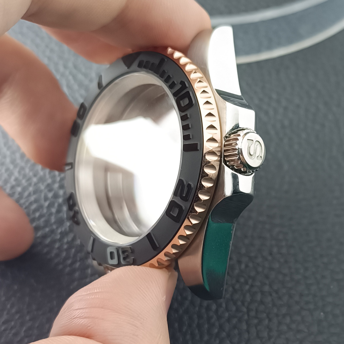 High-Quality GMT Silvery Black - Bronze Case Watch 리뷰 및 가격