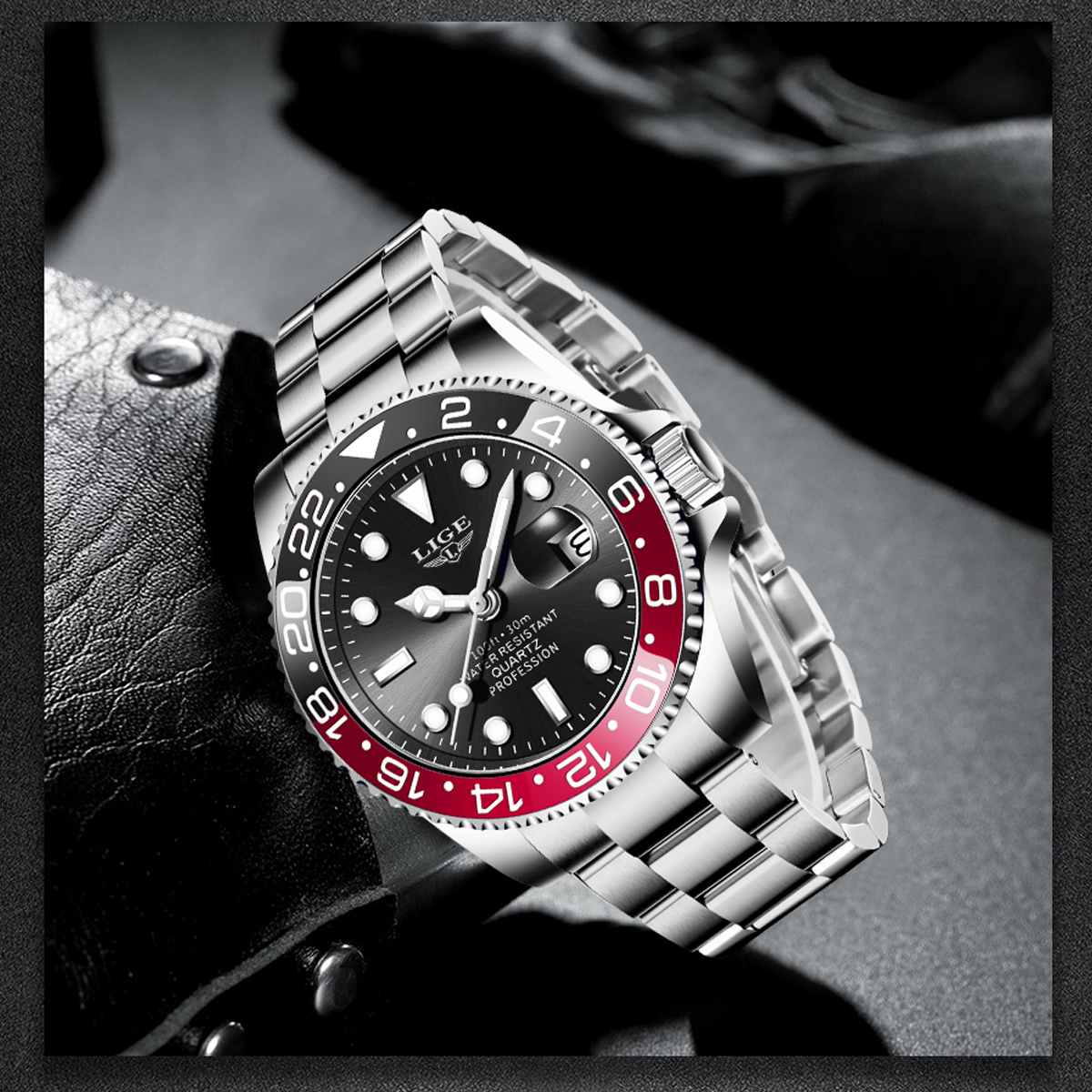 LIGE New Luxury Couple Watches - Luxury Watch Display Case 리뷰 및 가격