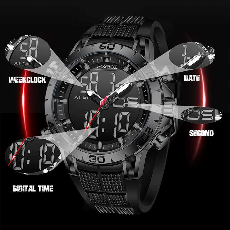 FOXBOX Mens Watches Sports Top - Luxury Watch Collection Box 리뷰 및 가격