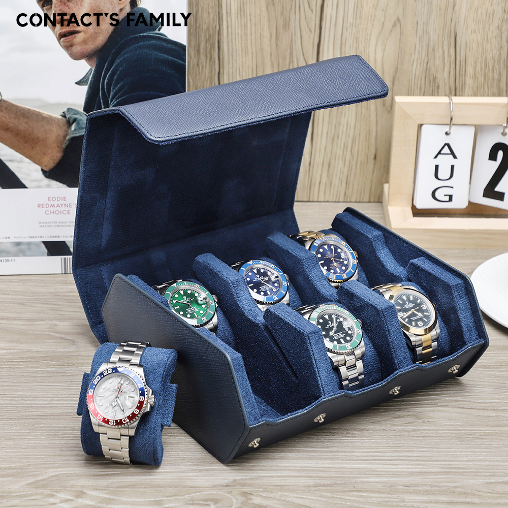 Genuine Leather Watch Travel C - Luxury Watch Collection Box 리뷰 및 가격