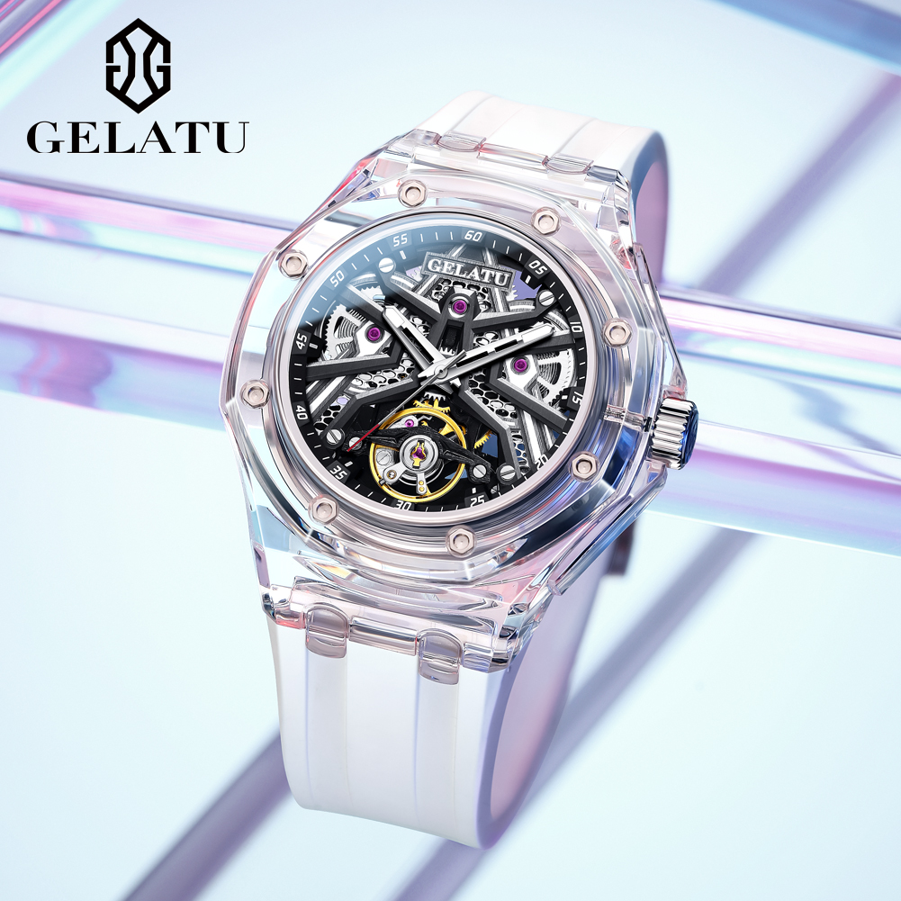 GELATU 8002 Automatic Mechanic - Luxury Watch Leather Strap 리뷰 및 가격
