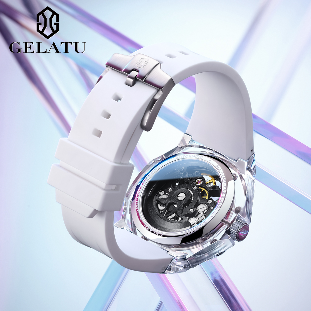 GELATU 8002 Automatic Mechanic - Luxury Watch Leather Strap 리뷰 및 가격