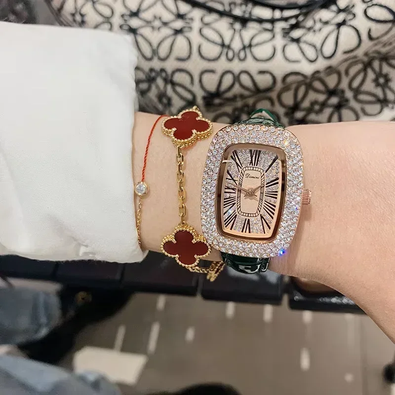 Trendy and fashionable women's - Luxury Watch Leather Strap 리뷰 및 가격
