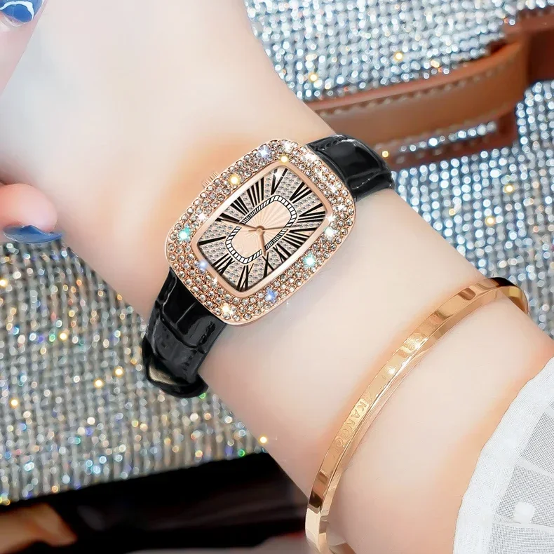 Trendy and fashionable women's - Luxury Watch Leather Strap 리뷰 및 가격